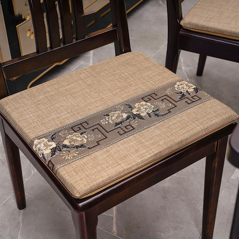 中式餐椅坐垫屁垫实木家具椅子垫家用凳子红木餐桌圈椅茶桌茶椅垫