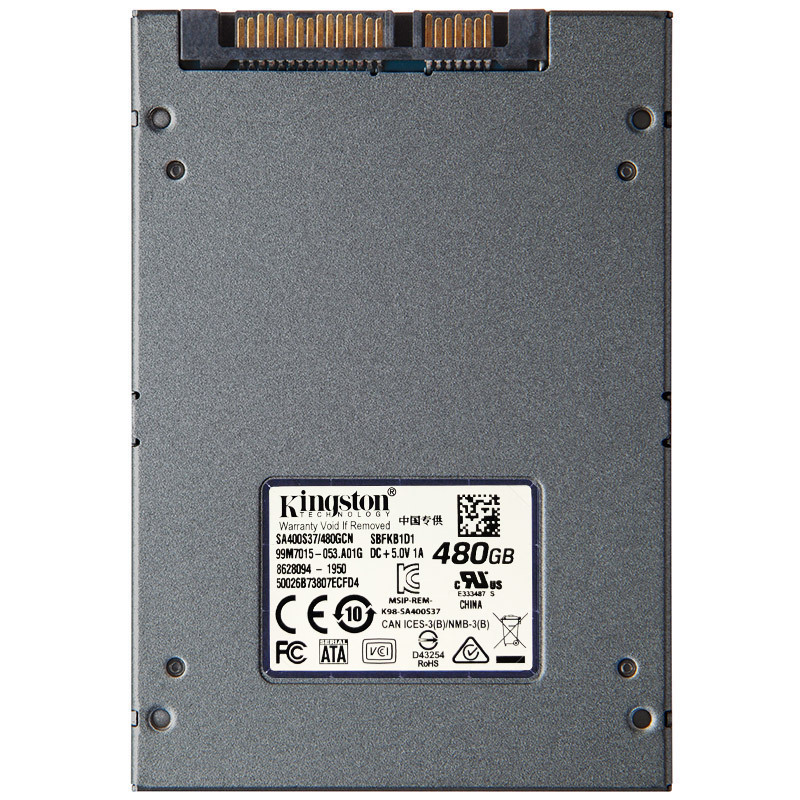 金士顿(Kingston) A400系列 480G SATA3.0接口SSD固态硬盘 单个价格