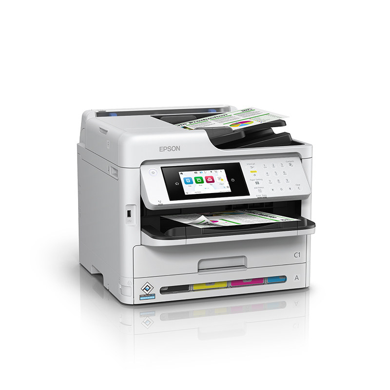 爱普生(EPSON) WF-C5890a A4彩色喷墨打印机办公自动双面打印连续复印扫描一体机稳定耐用有线/无线WIFI