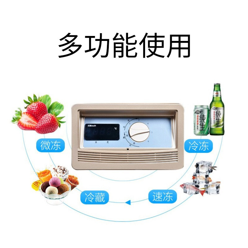 白雪(Baixue)冰柜760升大容量 冷藏冷冻单温转换冷柜大冰柜 低温卧式顶开门海鲜食材冻货雪柜BD/C-760FD