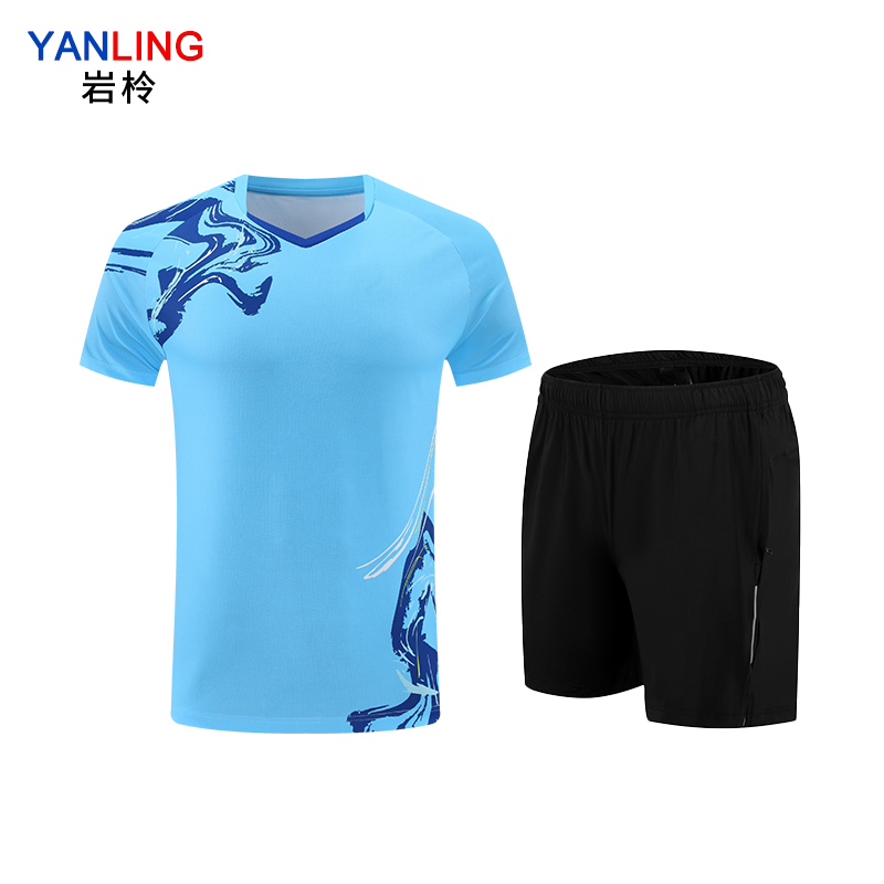 岩柃 乒羽运动套装 25YYDTZ048高清大图