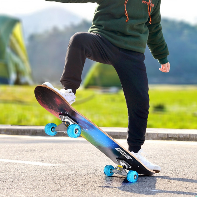 古达四轮滑板初学者儿童男孩3-6一12岁以上8平板成人大童10专业滑板车