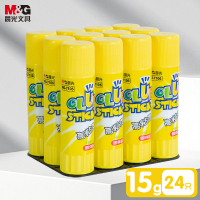 晨光(M&G)文具15g高粘度固体胶PVP学生手工固体黏胶 快干耐用胶棒 办公用品 MG7105 24支装