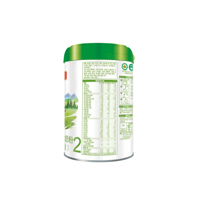 伊利金领冠塞纳牧较大婴儿配方奶粉612月龄2段405克