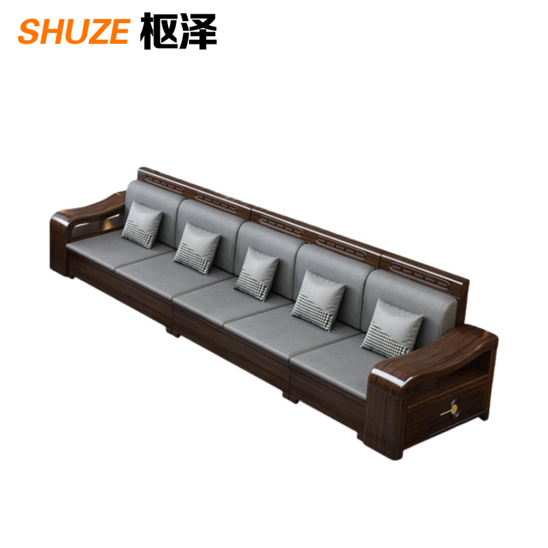 枢泽 沙发 储物沙发 五人位 张高清大图