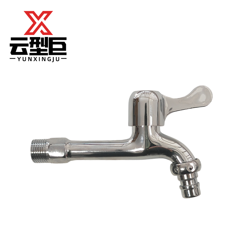 云型巨 加长水龙头 4分14cm 个高清大图