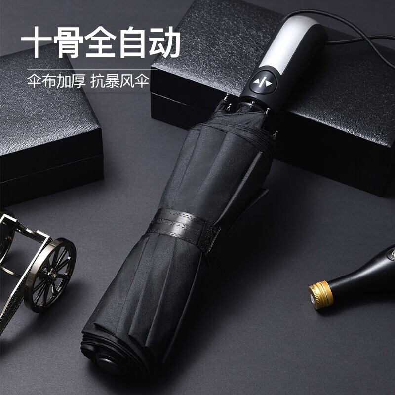 艾逸瑶选 YS-1824 57cm*10k @雨伞 黑色 (计价单位:把)高清大图