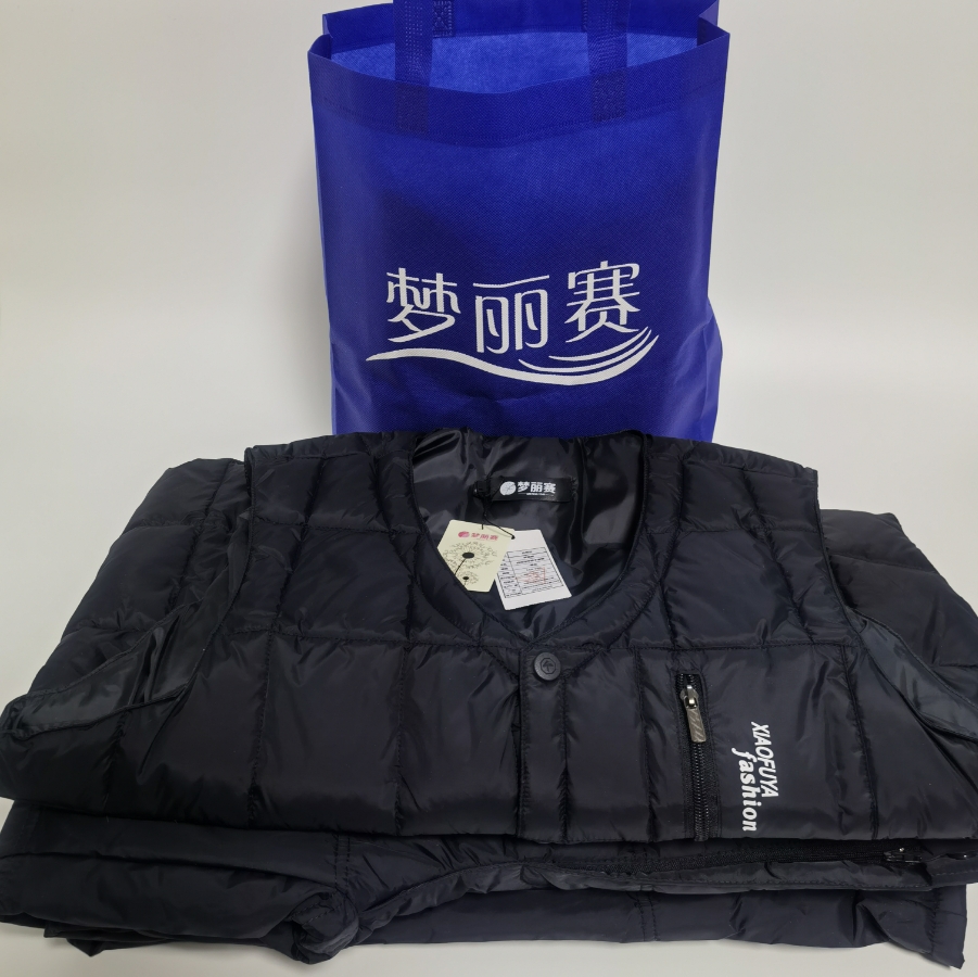 梦丽赛 羽绒马甲裤子套装 150-190(套)高清大图