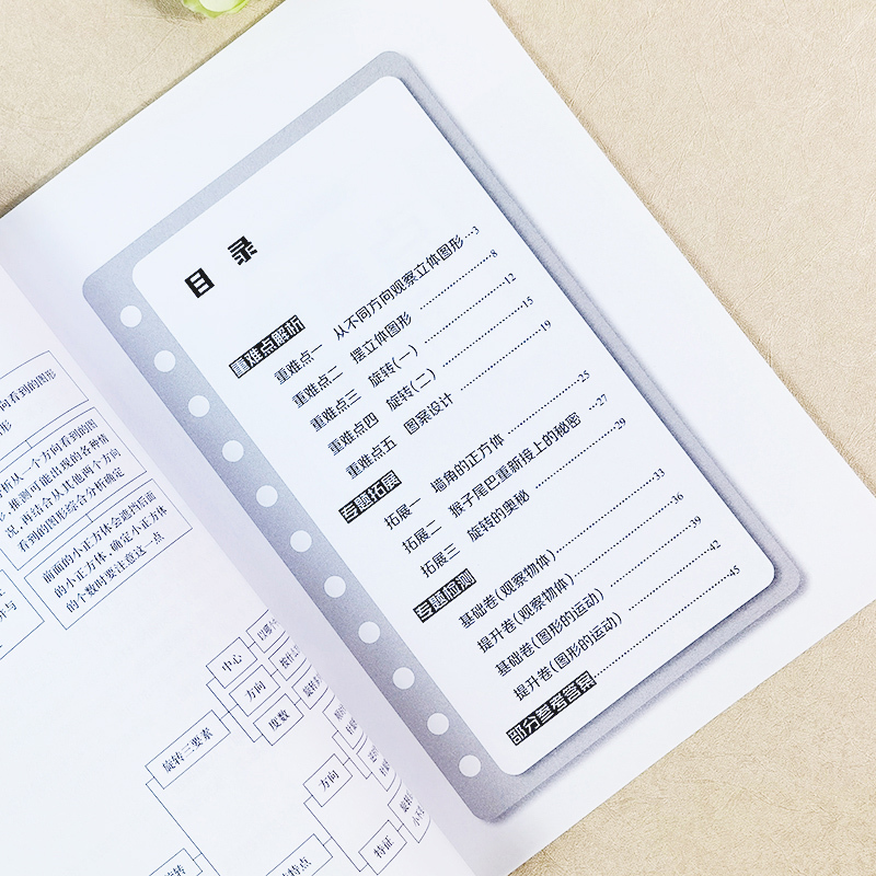 五年级下 观察物体 图形的运动 小学五年级 [正版]小学数学专题特训 观察物体 图形的运动 五年级下适用 小学数学思维专