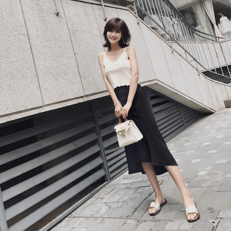 不规则燕尾裙前短后长裙子鱼尾裙中长款高腰半身裙女夏绿色包臀裙