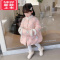 可莉允女童棉服冬装2022新款洋气女宝宝棉衣外套新年夹棉拜年服冬季棉袄