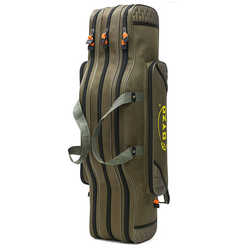 闪电客钓鱼包大肚包二层三层鱼包渔具包鱼竿包大容量多功能防水加厚杆