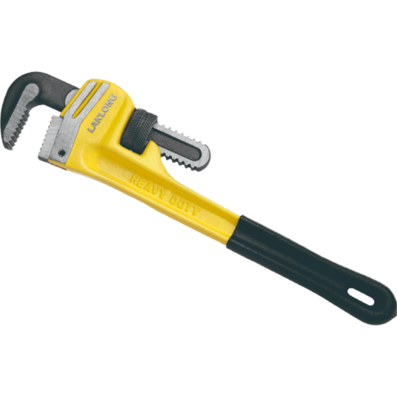 重型管子钳(沾塑柄) 350mm高清大图