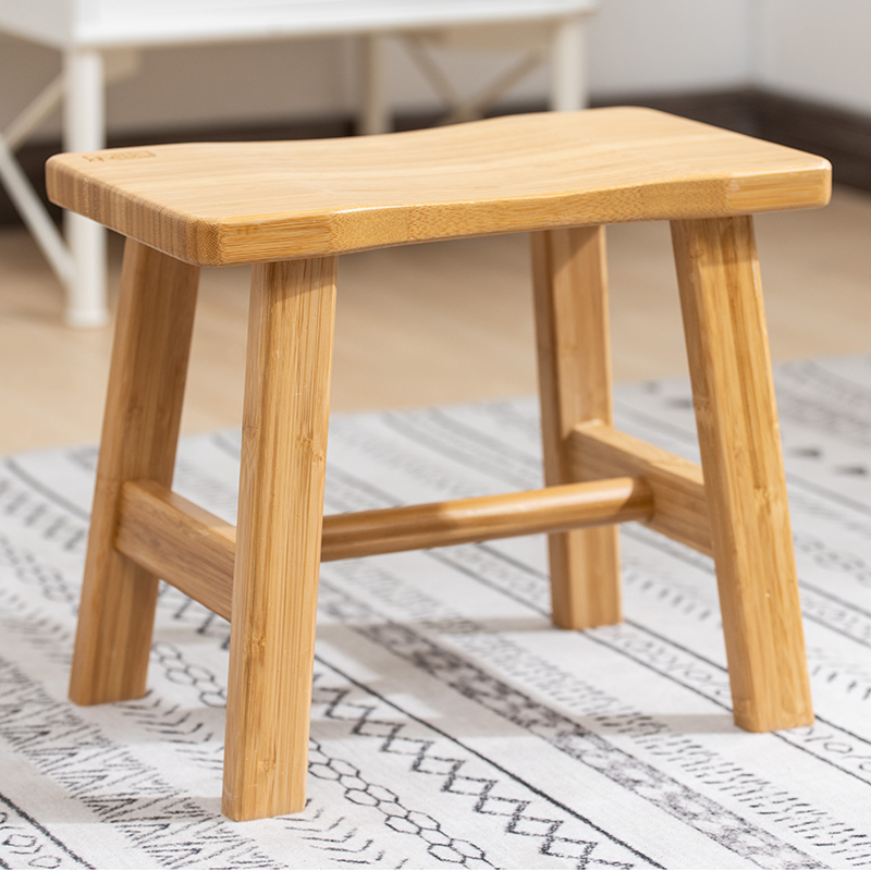 楠竹木凳闪电客方凳实木凳子长方形木质小板凳家用矮凳木头櫈子小矮