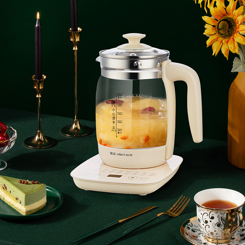 金正 TMS 烧水壶煮茶壶泡茶器养生杯家用办公室 鲜美味多功能养生壶 JZL-812A高清大图
