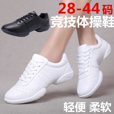 28-44小童大童成人比赛竞技健美操鞋团体舞蹈鞋软底跳舞鞋现代舞