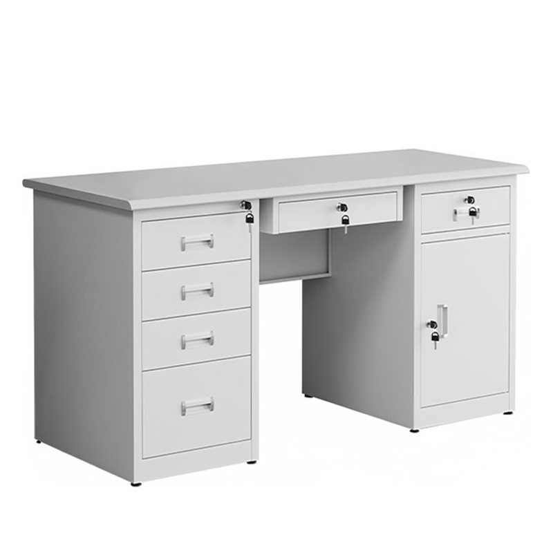 繁哲思钢制办公桌1400*700*750mm张高清大图