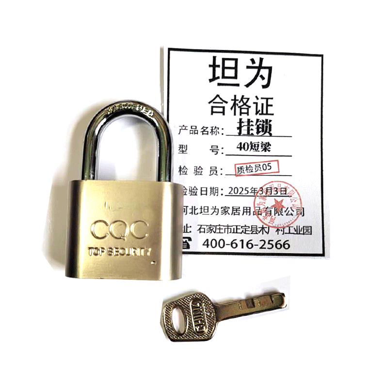挂锁防盗防橇锁将军不下马 单开锁/通开锁可备注 40短梁 把高清大图