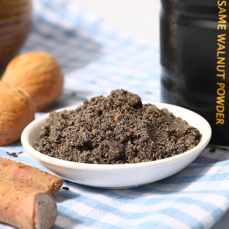 佐川黑芝麻核桃黑豆粉 黑芝麻糊核桃粉黑豆粉五谷杂粮营养即食早代餐