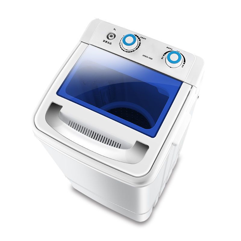 特价迷你单桶学生宿舍洗衣机单桶脱水机洗脱沥水小型天鹅绒洗衣机蓝色