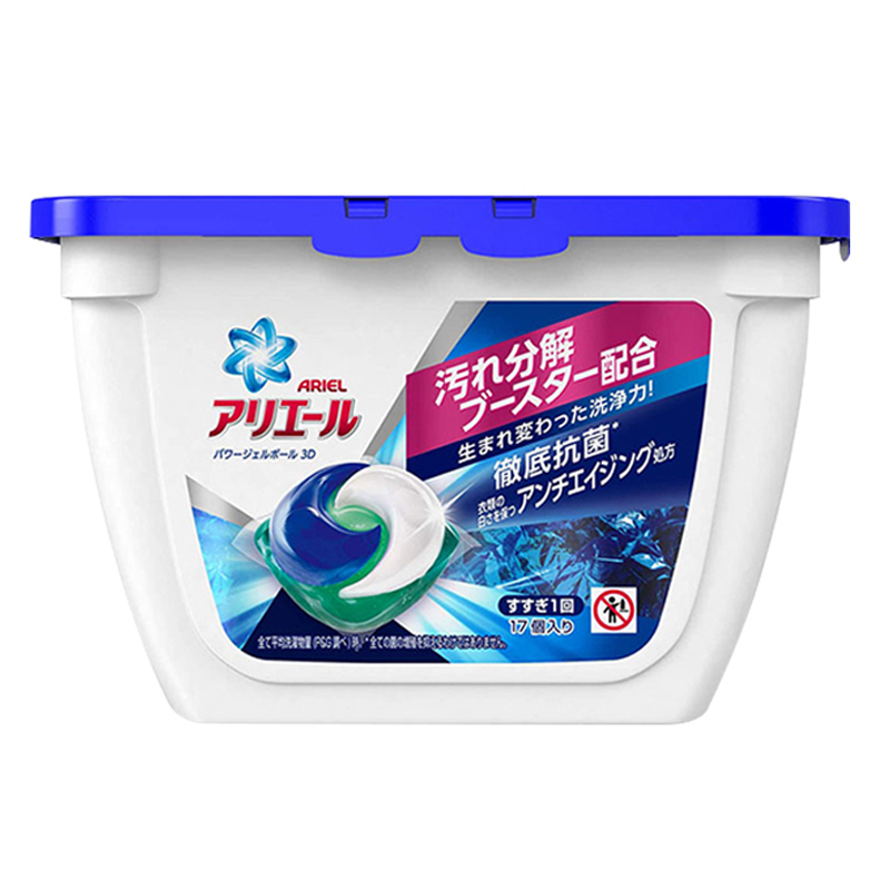 [深层抗菌]宝洁(Procter&Gamble) 3D洗衣凝珠洗衣液球 深层洁净款18颗 /17颗 新老版本随机发货