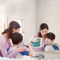 PHILIPS飞利浦电动牙刷蓝牙版宝宝儿童声波震动牙刷2种模式HX6322/04 蓝色 APP互动 自带2支刷头