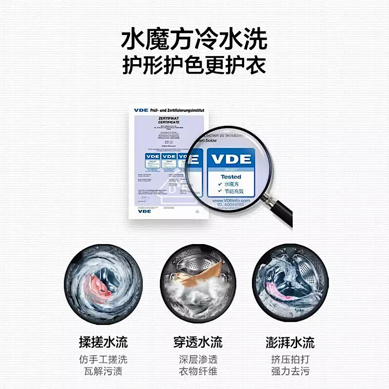 小天鹅滚筒洗衣机10公斤 洗烘一体 空气洗超薄水魔方护衣 羊毛洗 TD100-14266WMADT