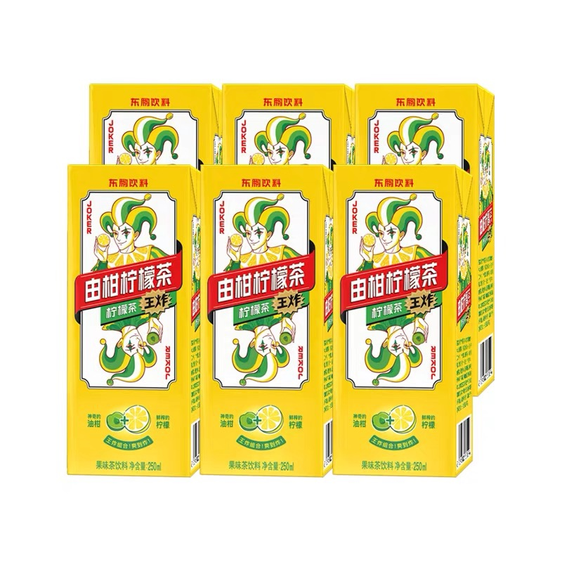 东鹏饮料由柑柠檬茶250mlx6盒