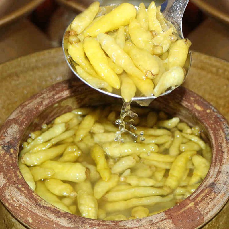 白小米椒500g3袋云南特产小米辣泡椒野山椒超特辣小米椒剁椒泡菜泡