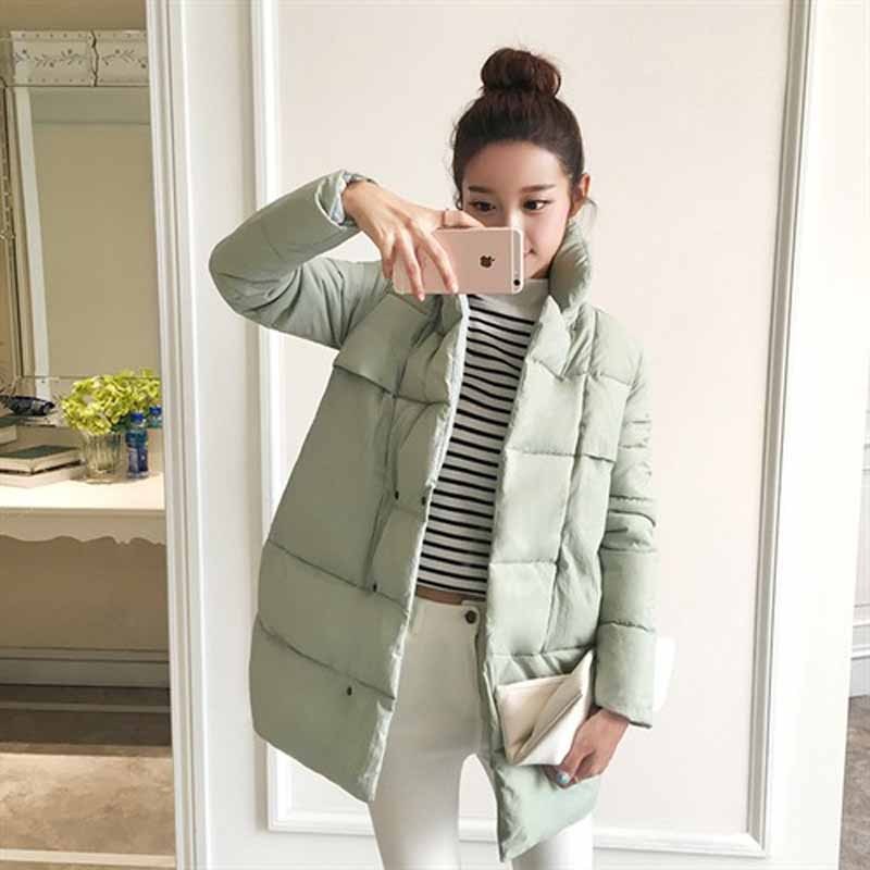 女装2018新款冬季收腰蓬蓬棉衣韩版短款中长款冬装绵衣服外套棉服