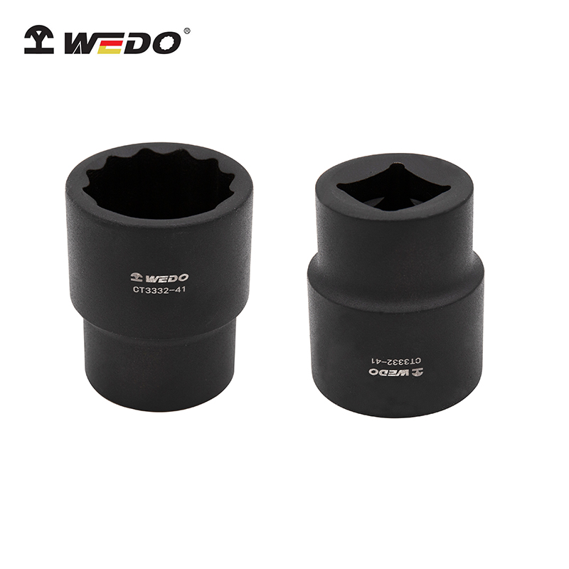 WEDO维度品牌 特种钢工具 40CR工具 1“方套筒头 40铬钢 黑色套筒 黑色 90mm