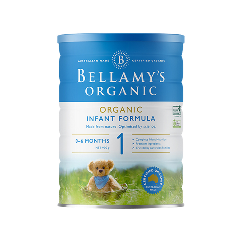 澳大利亚原装进口贝拉米(Bellamy’s) 婴儿配方奶粉 1段 ( 0-6个月) 900g/罐*3罐