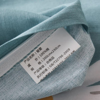 北极绒四件套全棉印花简约纯色床品套件床单式标准号200*230cm