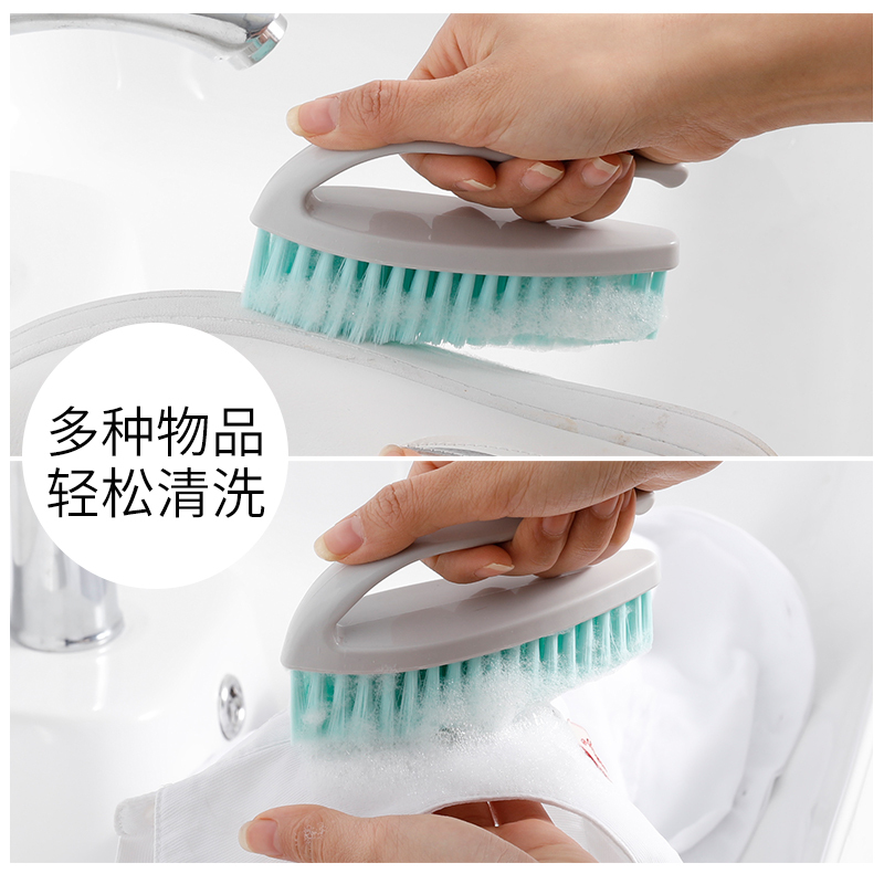 美丽雅 HC063730超柔多用尼龙丝塑料洗衣刷地板刷清洁刷 颜色随机