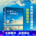 【正版】 心静了世界就静了 一本可提供日诵读的冥想指导书 适合每个心里有伤有故事的人 留在心静的世供有界