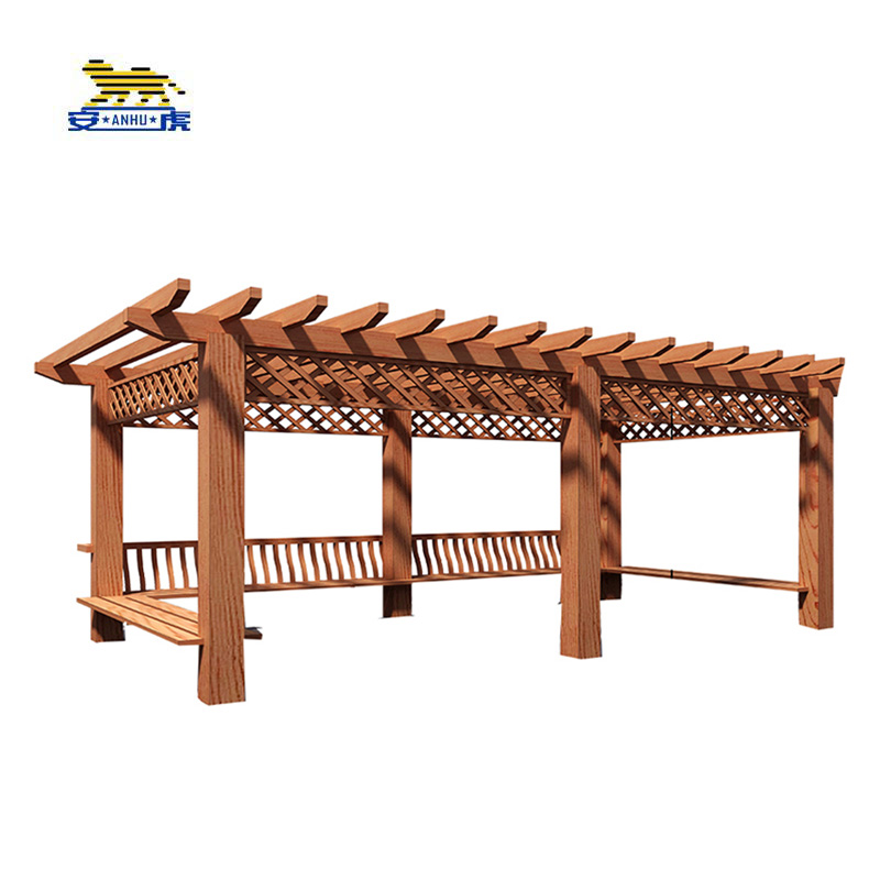 安虎 户外防腐木长廊 AH-CL01 平方米