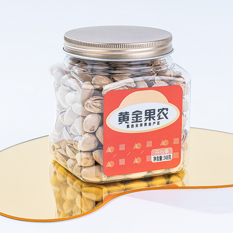 黄金果农开心果 248克大罐装 香脆可口美味零食高清大图