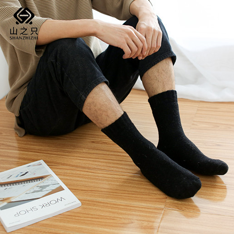 山之只 保暖 防寒羊毛袜 38-46码 双高清大图