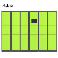 风雷动智能快递柜小区快递自提柜派件柜室外寄存柜信报箱储物柜一主两副65格