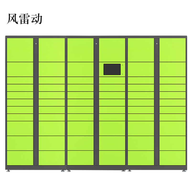 风雷动智能快递柜小区快递自提柜派件柜室外寄存柜信报箱储物柜一主两副65格