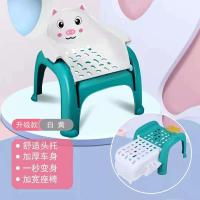 儿童餐椅宝宝洗头平躺椅家用婴儿防滑座凳子可坐小孩洗发澡折叠椅 升级白绿+座椅+洗头椅(不带餐盘)