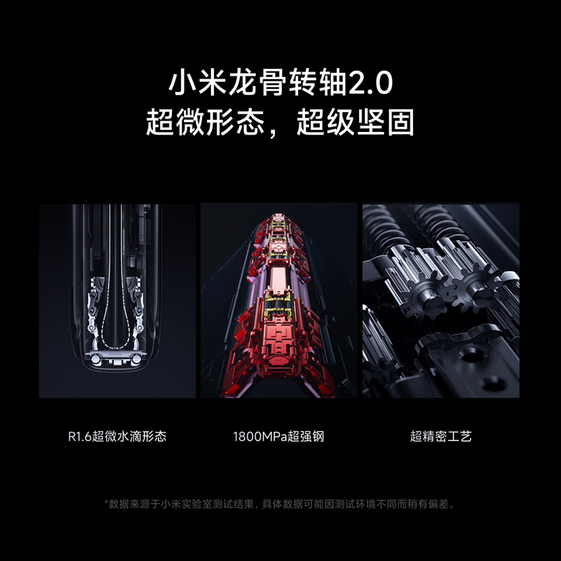 小米(mi)MIX Fold 4 小米龙骨转轴2.0 徕卡光学全焦段四摄 12GB+256GB 白色 5G AI折叠手机 小米汽车互联
