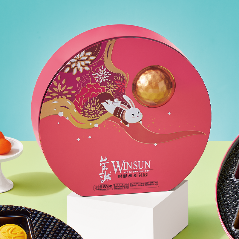 荣誠(WINSUN) 悦彩缤纷礼 糕点礼盒 550g (单位:盒)
