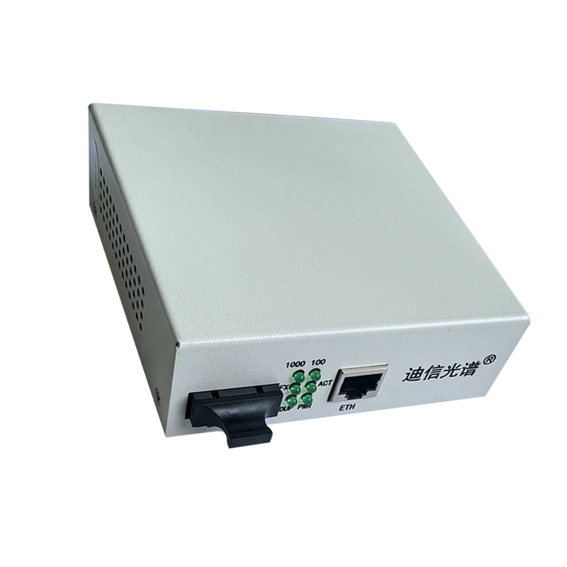 迪信光谱 千兆双纤SC光纤收发器双电源 OYD-M2101-S-AD 台高清大图