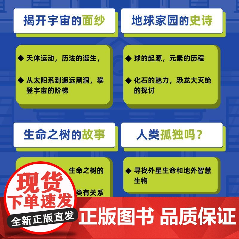 哈佛大学科学通识课:探索宇宙、地球与生命 爱因斯坦奖得主的哈佛大学科学通识课 名校课程高清大图