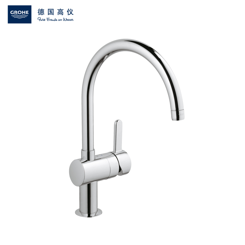 德国-高仪（GROHE）进口厨房水龙头 冷热水可旋转星闪镀铬
