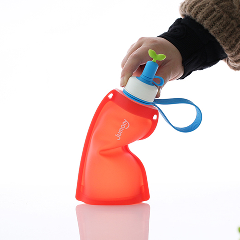 Sillymann 朱莫妮背带款硅胶水袋 300ml 红色高清大图