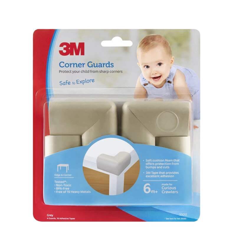 3m防撞条 角3m 原装进口安全防撞角儿童防撞角桌角防碰婴儿宝宝防护角桌边保护角4个 包 灰色 价格图片品牌报价 苏宁易购苏宁自营