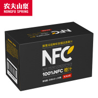 农夫山泉100%NFC橙汁饮品饮料300ml*24瓶/箱非浓缩还原果汁礼盒