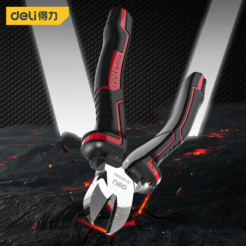 得力(deli)DL100306G工业级日式省力斜嘴钳6寸高寿命3个起订